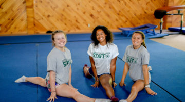 gymnastics instructor summer camp