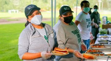 food services team at summer camp